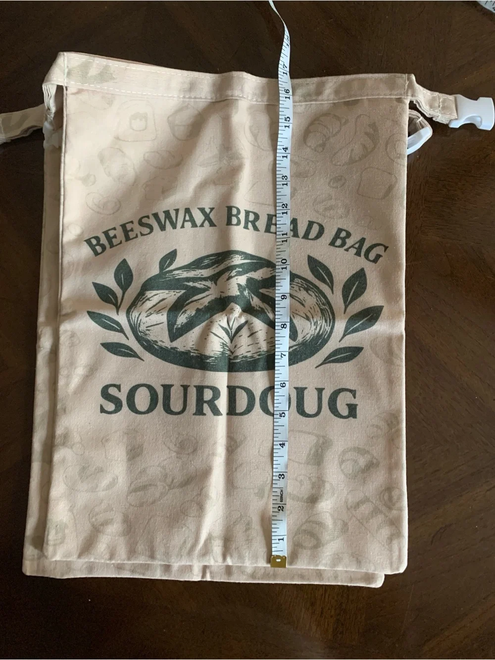 2 pack Organic Linen & Beeswax Large Sourdough Bread Bag & bowl cover NEW in Box